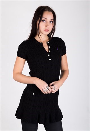 VINTAGE RALPH LAUREN KNITTED DRESS