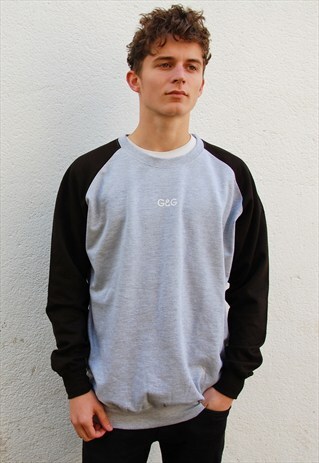 G&G UNISEX G/B BASEBALL SWEATSHIRT