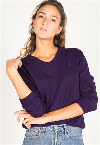 VINTAGE 80S POLO RALPH LAUREN JUMPER / R144