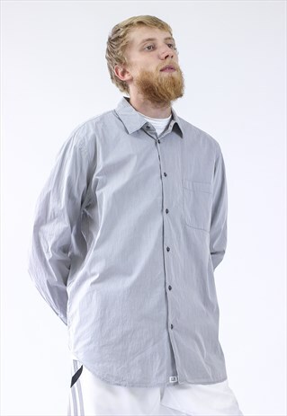 MENS CP COMPANY GARMENT DYED LONG SLEEVE SHIRT
