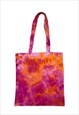 LILAC HAND DYED COTTON TOTE BAG