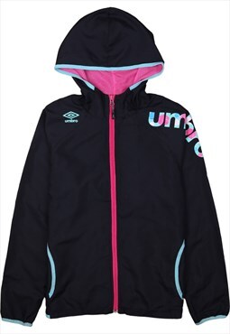 Vintage 90's Umbro Windbreaker Hooded Full Zip Up