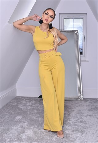 IMOGEN SAFFON CROP TOP
