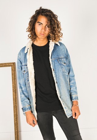 VINTAGE 80S LEVIS WINTER SHEEPSKIN JACKET / R1200R111