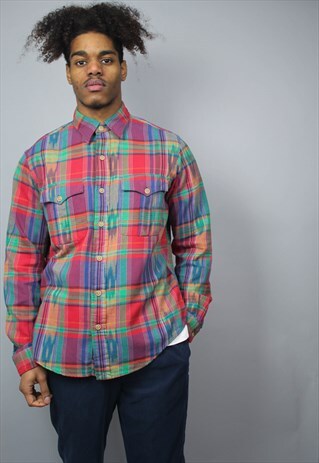 VINTAGE POLO RALPH LAUREN PATTERN SHIRT