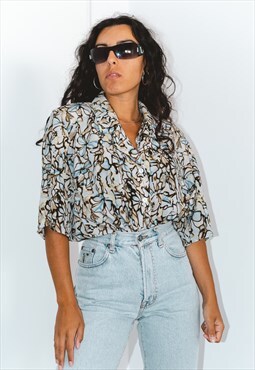 Vintage 90s Patterned Abstract Shirt