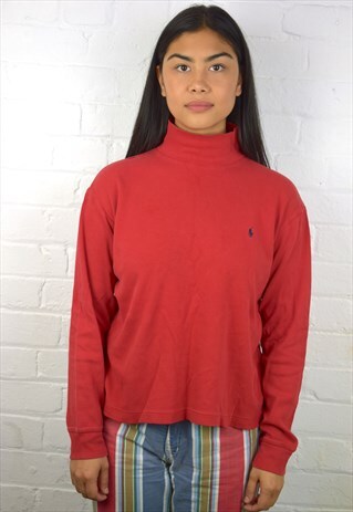 VINTAGE 90'S TOMMY HILFIGER POLO NECK TOP