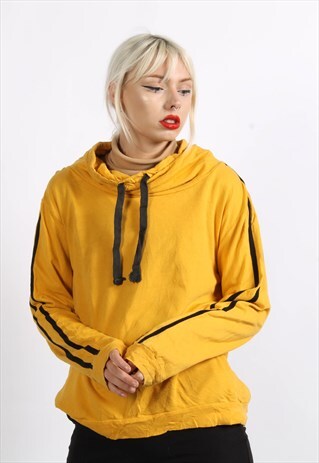 VINTAGE 90'S BASICS HOODIE YELLOW