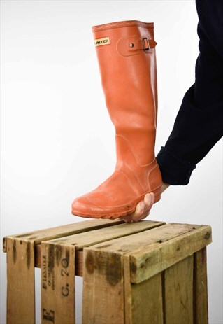VINTAGE HUNTER ORIGINAL WELLINGTON FESTIVAL BOOTS