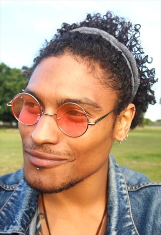PINK ROUND SMALL SUNGLASSES