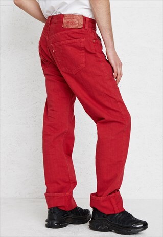 VINTAGE RED LEVI'S 501 FIT DENIM JEANS