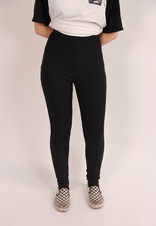 VINTAGE STRETCH HIGH WAISTED TROUSERS