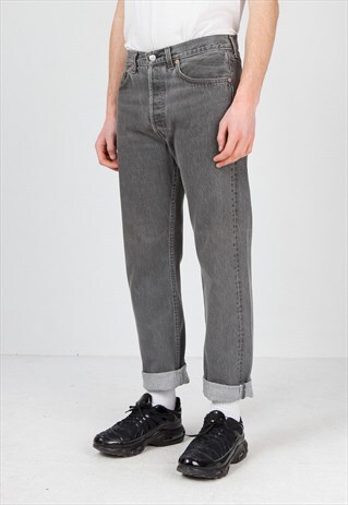 VINTAGE GREY LEVI'S 501 FIT DENIM JEANS