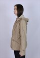 MONCLER VINTAGE DOWN JACKET CREAM BEIGE M L 