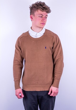 brown ralph lauren jumper