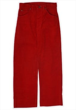 Vintage Wrangler Red Corduroy Trousers Womens