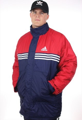 VINTAGE 90S ADIDAS PADDED SPORTS COAT