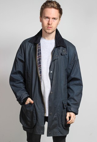 VINTAGE OVERSIZED WAX JACKET
