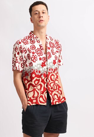 VINTAGE OLD NAVY ABSTRACT PRINT SHIRT