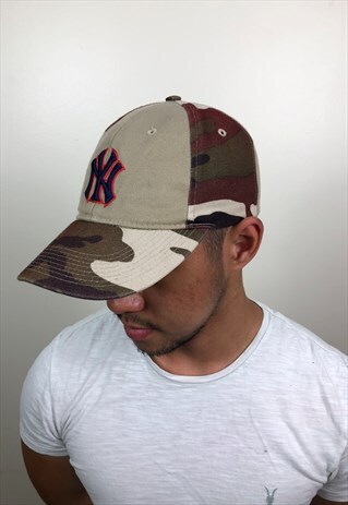 VINTAGE CAMO NY YANKEES CAP