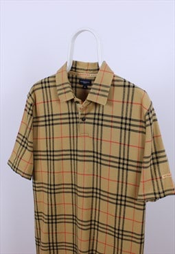 Vintage Burberry Golf Short Sleeve Polo