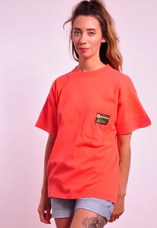 VINTAGE CONVERSE ALL STAR RETRO ORANGE T-SHIRT