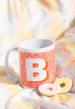 Colourful Alphabet Letter B Mug 