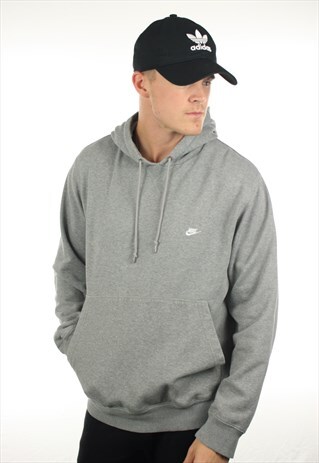 VINTAGE 90S NIKE SMALL LOGO HOODIE SWEATSHIRT