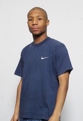 VINTAGE NIKE LOGO T-SHIRT BLUE