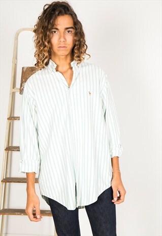 VINTAGE 80S POLO RALPH LAUREN SHIRT / S0512