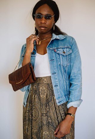 UNISEX 90S 00S Y2K VINTAGE DENIM LEVI'S JACKET WITH POCKET