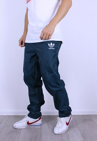 VINTAGE ADIDAS ORIGINALS MENS SPORTS JOGGERS PANTS