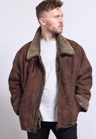 VINTAGE SUEDE AVIATOR JACKET