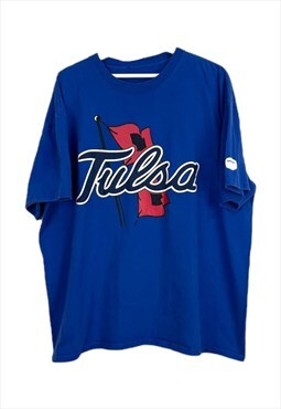Vintage Tulsa T Shirt in Blue XXL
