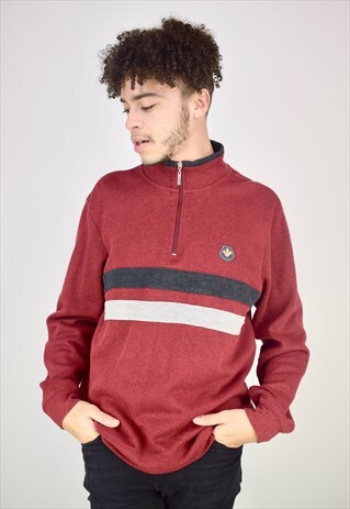 VINTAGE 90'S 1/4 ZIP JUMPER