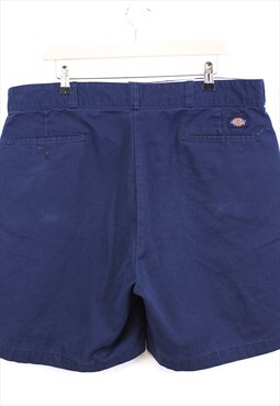 Vintage Dickies Shorts Navy Summer With Contrast Logo 90s