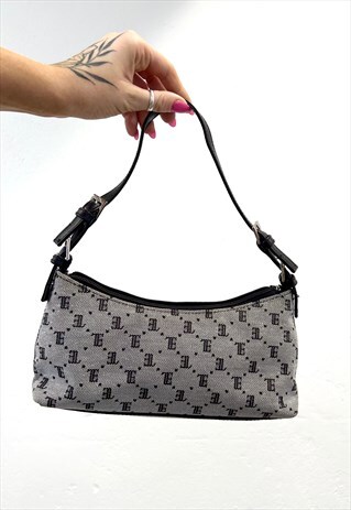 VINTAGE Y2K MONOGRAM PRINTED HANDBAG