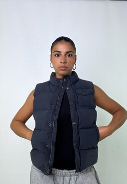 Navy Blue y2ks Polo Ralph Lauren Puffer Jacket Coat Gilet