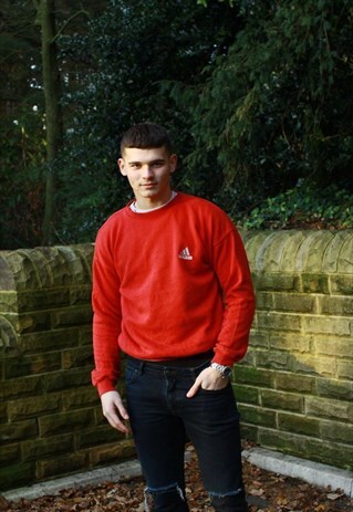 VINTAGE EMBROIDED ADIDAS SWEATSHIRT