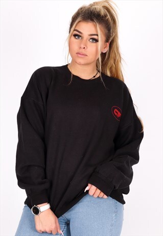 VINTAGE BLACK SWEATSHIRT NSW120