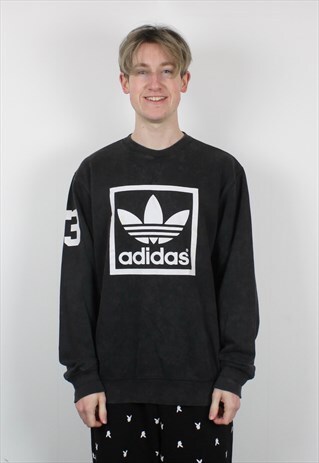 black adidas jumper