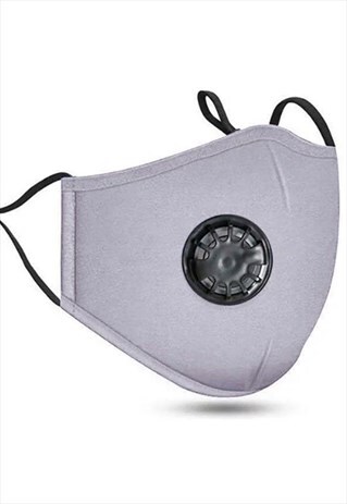 UNISEX REUSABLE & WASHABLE GREY FACE COVER