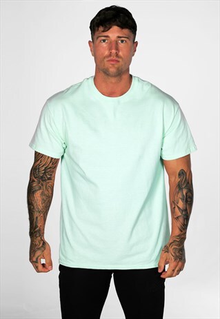 54 FLORAL SUPREME STAPLE T-SHIRT - MINT BLUE