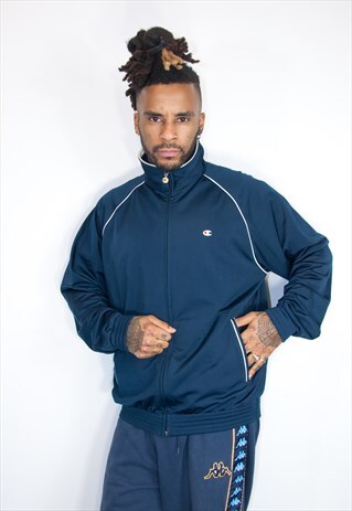 CHAMPION VINTAGE JACKET BLUE