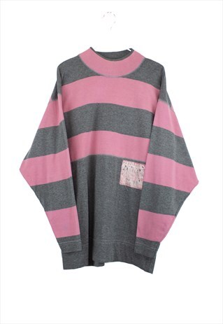 VINTAGE TOGETHER FESTIVAL SWEATSHIRT IN PINK M