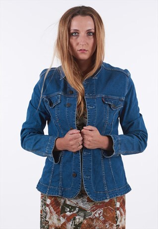 VINTAGE LEVI'S SAFARI DENIM JACKET 12