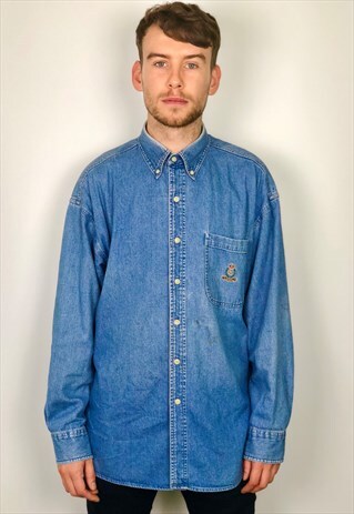 CHAPS RALPH LAUREN VINTAGE 90'S DENIM SHIRT