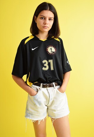 90'S RETRO ATHLEISURE OVERSIZED JERSEY TOP TEE