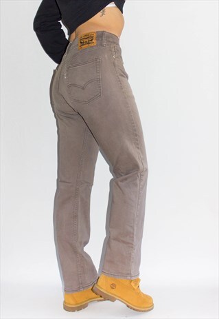 VINTAGE STRETCHY GREY 514 LEVI JEANS