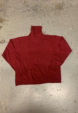 Vintage Pendleton Knitted Jumper Rollneck Patterned Sweater